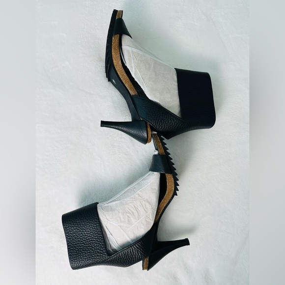 Pedro Garcia Open-Toe Ankle Strap Leather Heeled Sandal Size 39.5 or US 9.5 - Picture 4 of 11